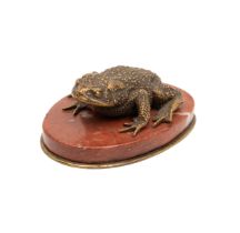 Anonymous, 18th Century, Bronze Toad