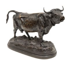 Isidore-Jules Bonheur (1827-1901), Lowing Cow, c. 1860