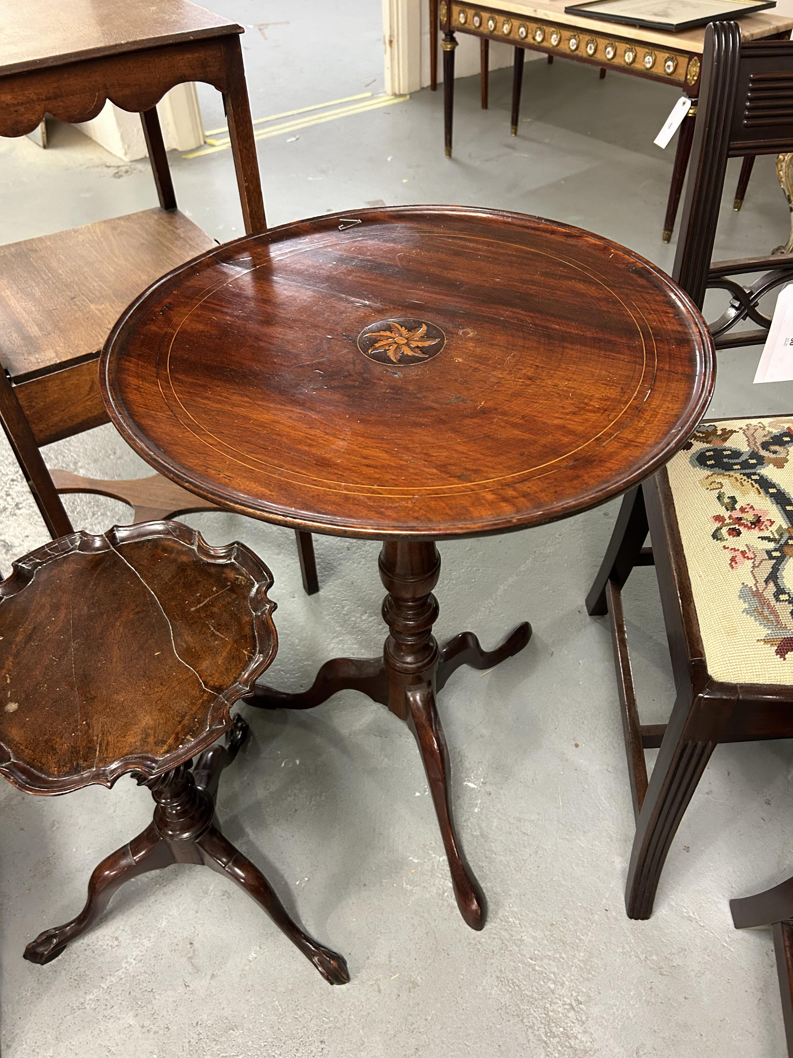 Antique, Five items of brown furniture - Image 21 of 25