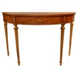 English, George III, A satinwood pier table, in the manner of Ince and Mayhew
