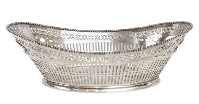 NO RESERVE: Continental, two silver pierced baskets