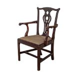 NO RESERVE: George III chair