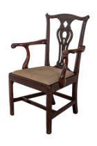NO RESERVE: George III chair