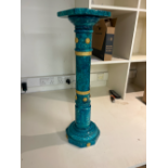 NO RESERVE: 20th Century, A turquoise marble pedestal