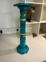 NO RESERVE: 20th Century, A turquoise marble pedestal