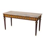 NO RESERVE: 19th/20th Century, An ormolu and marble top coffee table