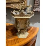 19th Century, Gothic Revival, A cast bronze holy water bucket