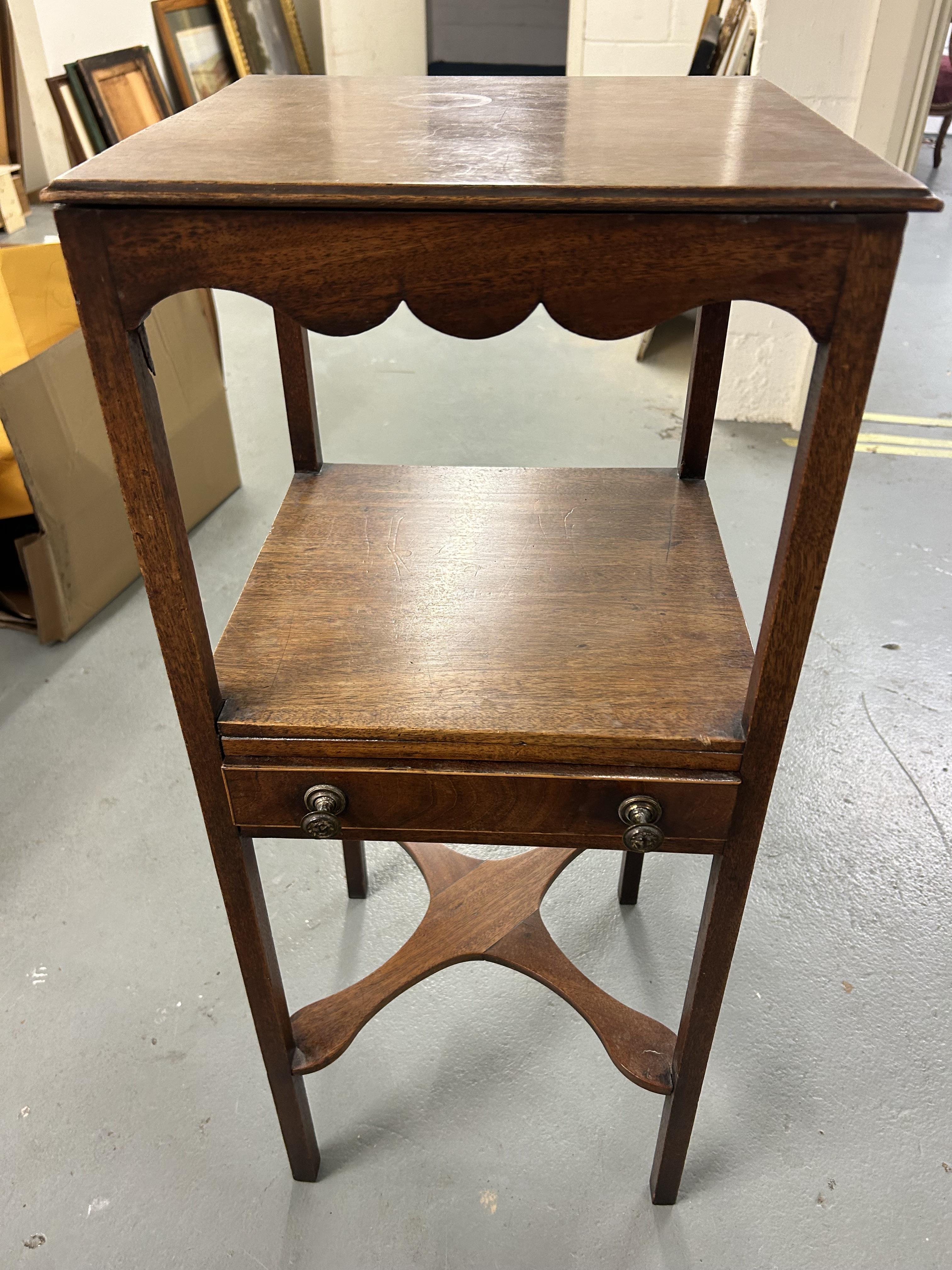 Antique, Five items of brown furniture - Image 25 of 25