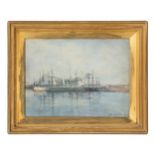 NO RESERVE: Alexander MacBride RSW (1859 - 1955), A harbour view