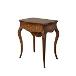 NO RESERVE: Late 19th century, rosewood and marquetry dressing table