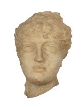 Roman (?), 1st Century AD, A marble head of a lady