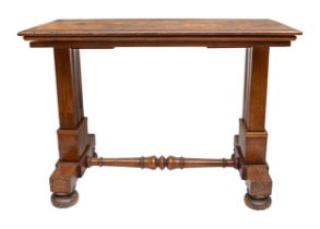 Victorian, c. 1860, A serving table that transforms into shelves