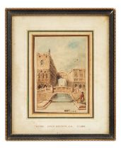 David Roberts RA (1796 - 1864), A pair of watercolours of European views