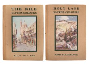 Holy Land Watercolours, First Edition, 1920, 2 volumes, with insert