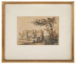 Late 18th century, A Ruined Castle, possibly Kenilworth Castle