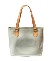 Louis Vuitton, A Vernis Houston silver monogram bag/handbag