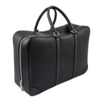 Louis Vuitton, A Sirius black epi leather men's travel bag/suitcase