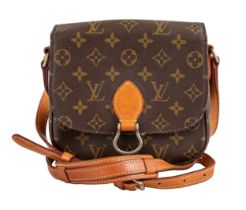 Louis Vuitton, A monogram canvas Saint Cloud saddle bag