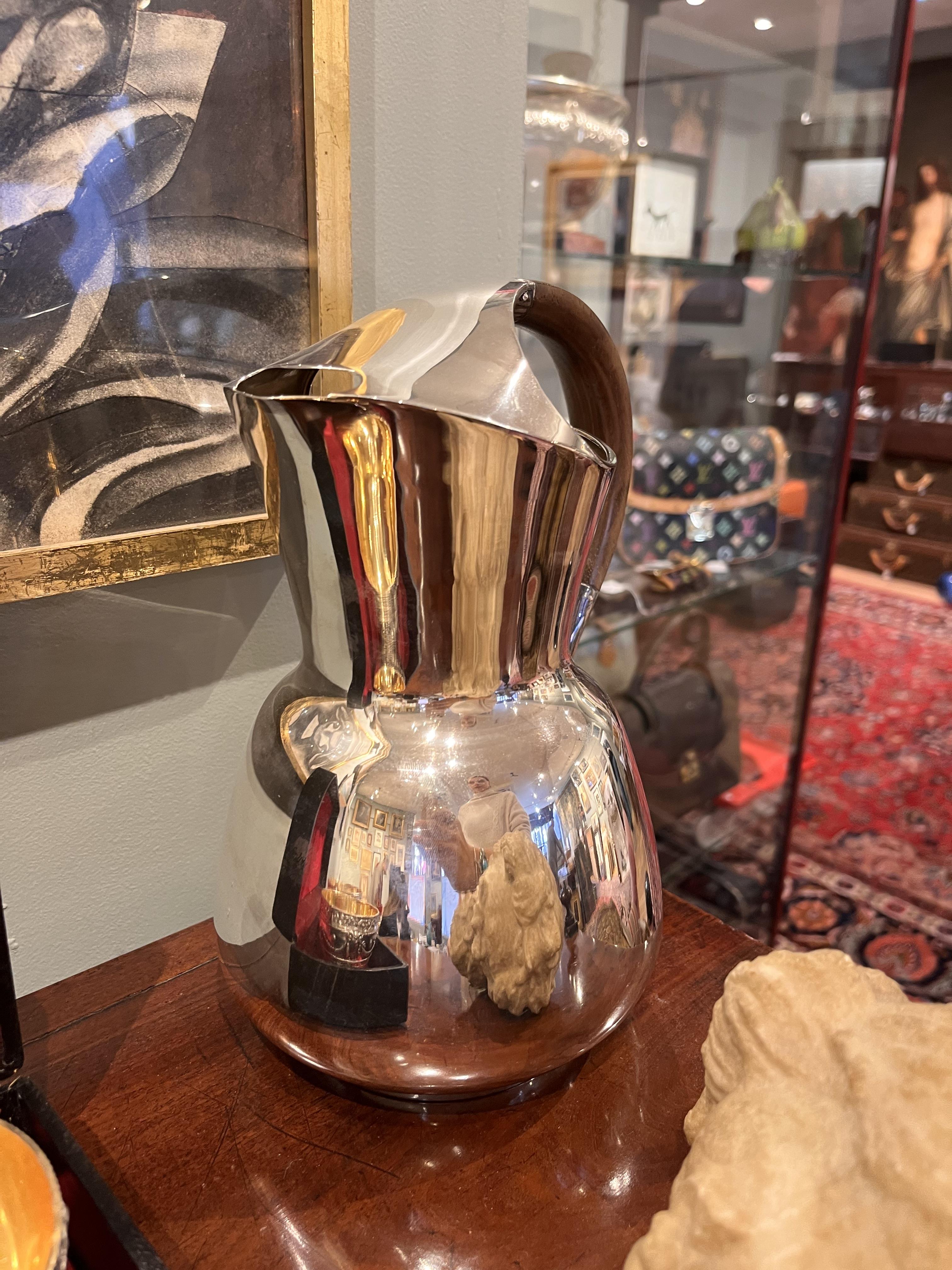 NO RESERVE: Denmark, Mid-Century, A sterling silver water jug - Image 5 of 6