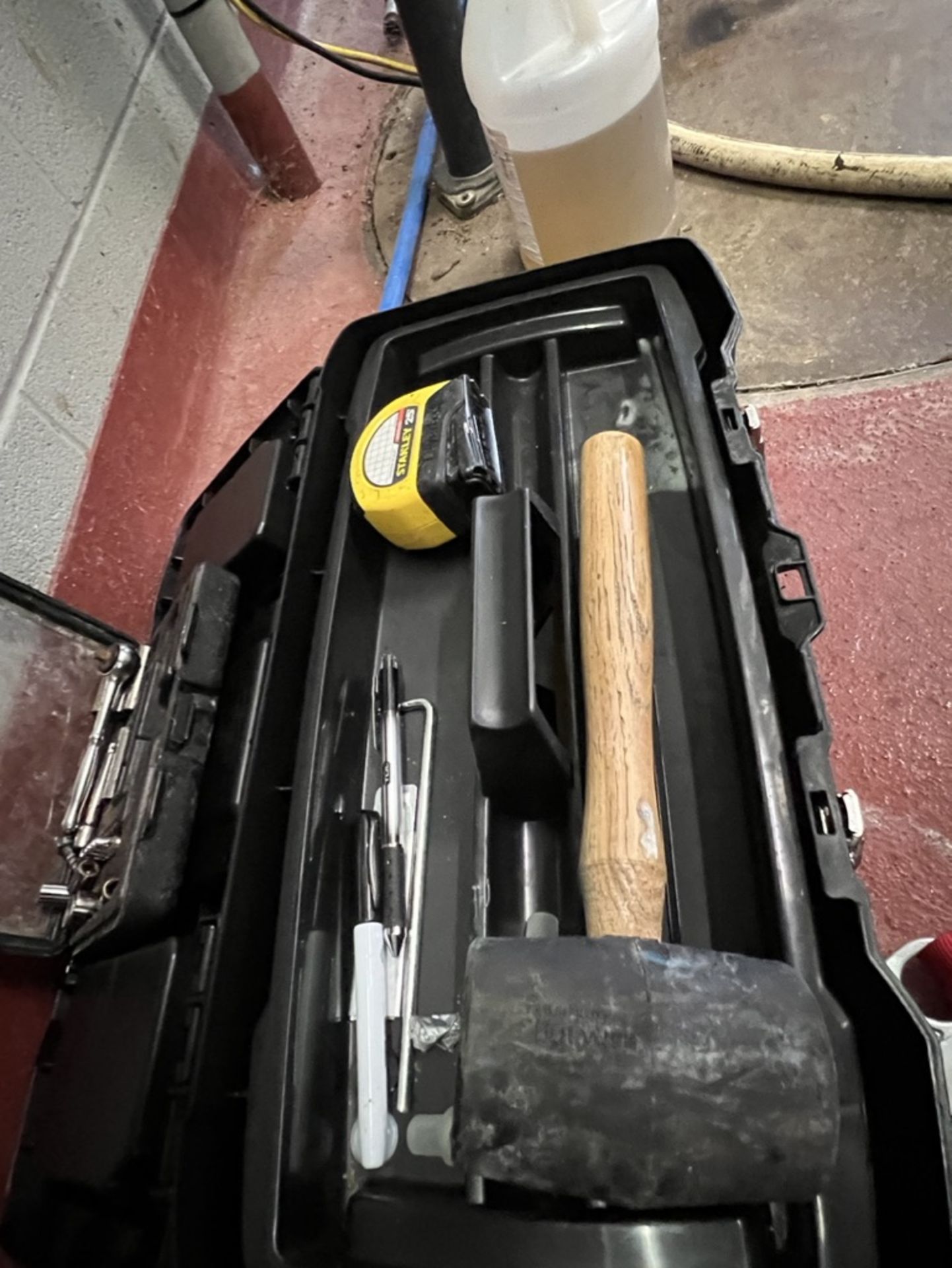 LOT OF: (2) PLASTIC TOOL BOXES, (1) METAL CRAFTSMAN TOOL BOX AND PICTURED SMALL TOOLS, DRILL BITS, - Image 11 of 15