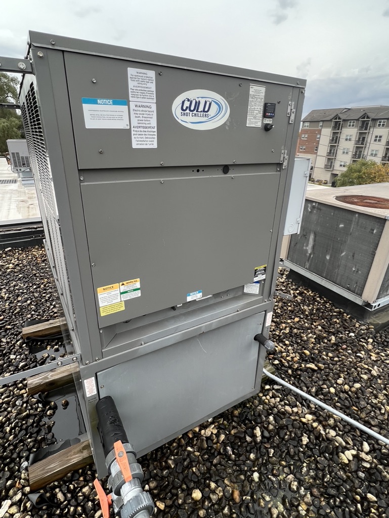 COLD SHOT CHILLERS AIR COOLED GLYCOL CHILLER, MODEL ACWC-120-E-DR-LT ...