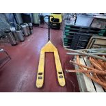5500 LB. CAPACITY PALLET JACK NOTE: REMOVAL TOWARD THE END OF THE SECOND WEEK
