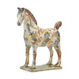 An English Pearlware Model Of A Horse, Circa 1800