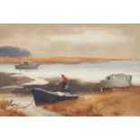 Harry Russell Ballinger - The Clam Digger (Maine Marshes)
