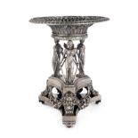 A Regency Silver Figural Centerpiece, Paul Storr for Rundell, Bridge and Rundell, London, Britannia