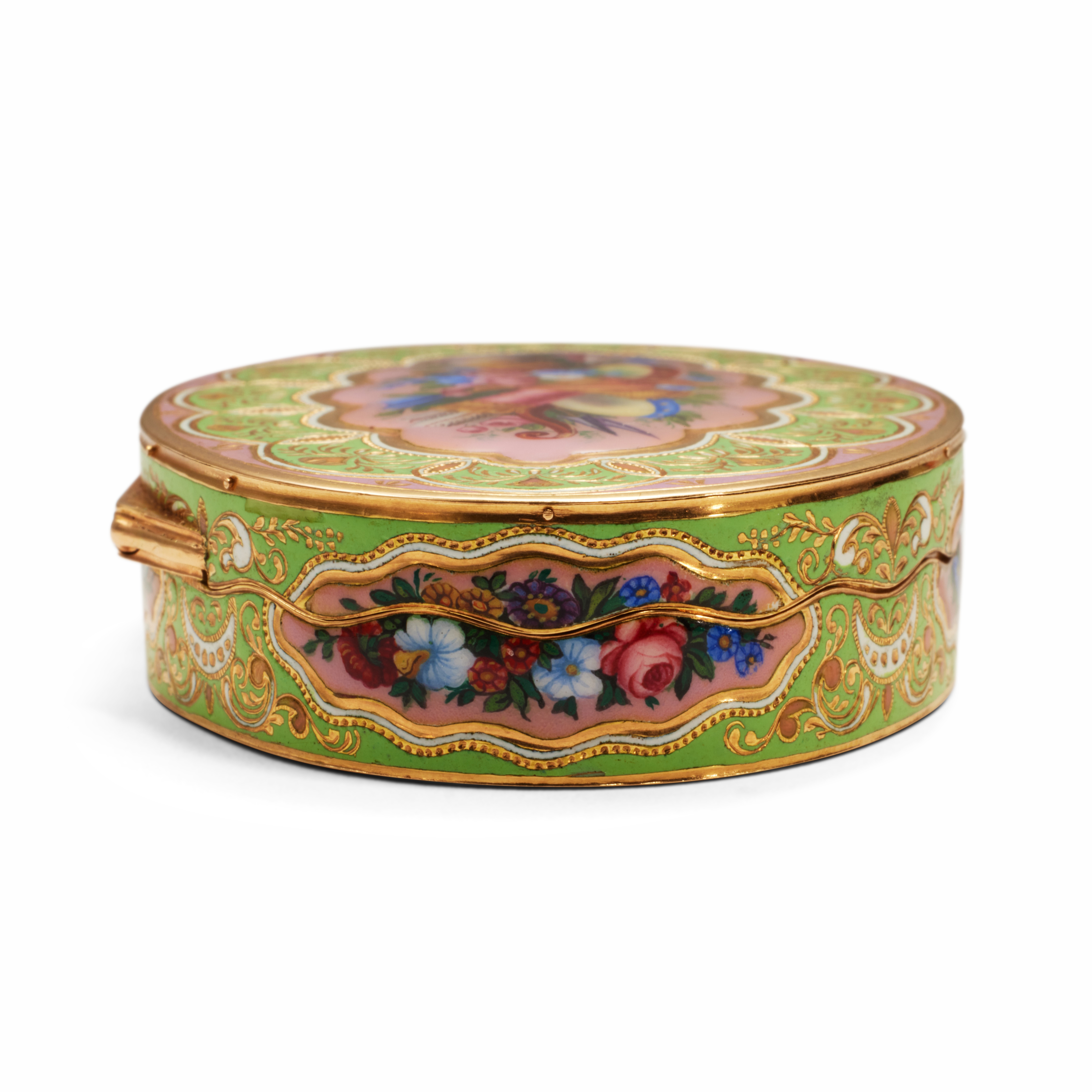 A Swiss Enameled Gold Snuff Box For The Turkish Market, Probably Geneva, Circa 1830 - Image 5 of 5