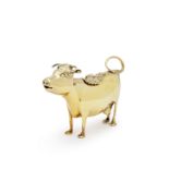 A George III Silver-Gilt Cow Creamer, John Schuppe, London, 1762