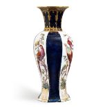 An Extremely Rare Large Chelsea 'Mazarine'-Blue-Ground Large Vase, Circa 1765