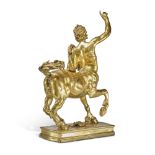 An Italian Gilt-Bronze Model of the Furietti Centaur, Attributed to Giovanni Giacomo Zoffoli (1745-1