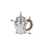 A James II Silver Chocolate Pot, Maker's Mark TEB in Monogram (revised Jackson, p. 129), London, 168