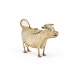 A George III Silver-Gilt Cow Creamer, John Schuppe, London, 1758