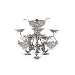 A George III Silver Nine-Basket Epergne, Francis Butty & Nicholas Dumee, London, 1768