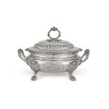 A Regency Silver Covered Tureen, Thomas Robins, London, 1816