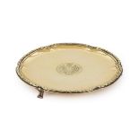 An Important Louis XVI Silver-Gilt Salver from the Royal Portuguese Service, Robert-Joseph Auguste,