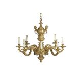 A R&#233;gence Style Gilt-Bronze Eight-Light Chandelier, after the model by Andr&#233;-Charles Boull