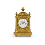 A Louis XVI Gilt-Bronze Mantel Clock, the Case Attributed to Robert Osmond, the Movement Signed Rich