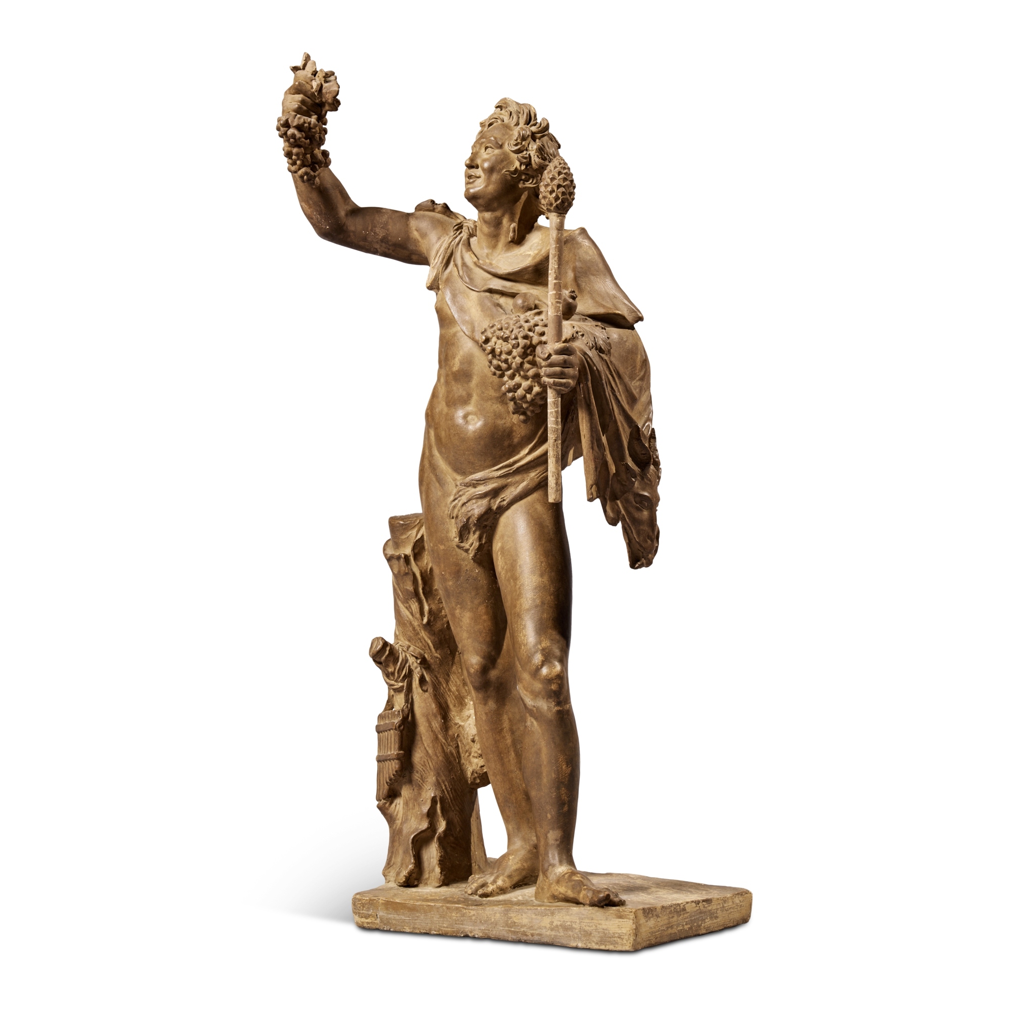 An Italian Terracotta Figure of a Faun, 19th Century - Image 3 of 10