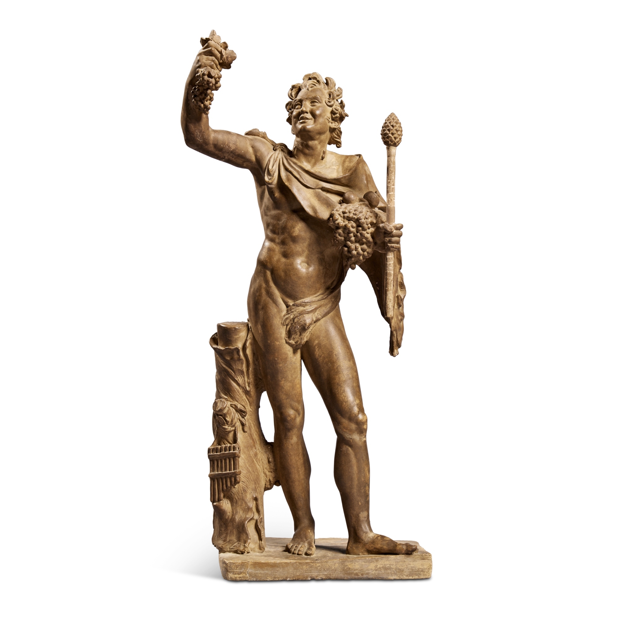 An Italian Terracotta Figure of a Faun, 19th Century