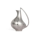 A Danish Silver "Pregnant Duck" Pitcher, No. 992, Designed by Henning Koppel, Georg Jensen Silversmi