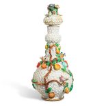 A Jacob Petit 'Schneeballen' Bottle Vase and Cover, Second-Half 19th Century