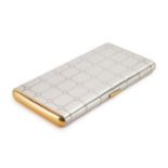 An Italian Parcel-Gilt Silver Table Cigarette Case, Fratelli Cacchione, Milan, 2nd Half 20th Century