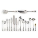 An American Silver St. Dunstan Pattern Flatware Service, Tiffany & Co., New York, First Half of 20th