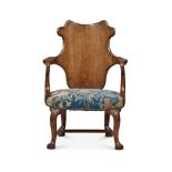 A George II Walnut Dressing Chair, Circa 1730