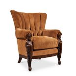 A Viennese Upholstered Mahogany Armchair, Circa 1820