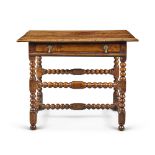 A Charles II Walnut Side Table, Circa 1660