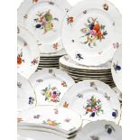 A Herend 'Fruits & Flowers' Pattern Part-Dinner Service, 20th Century